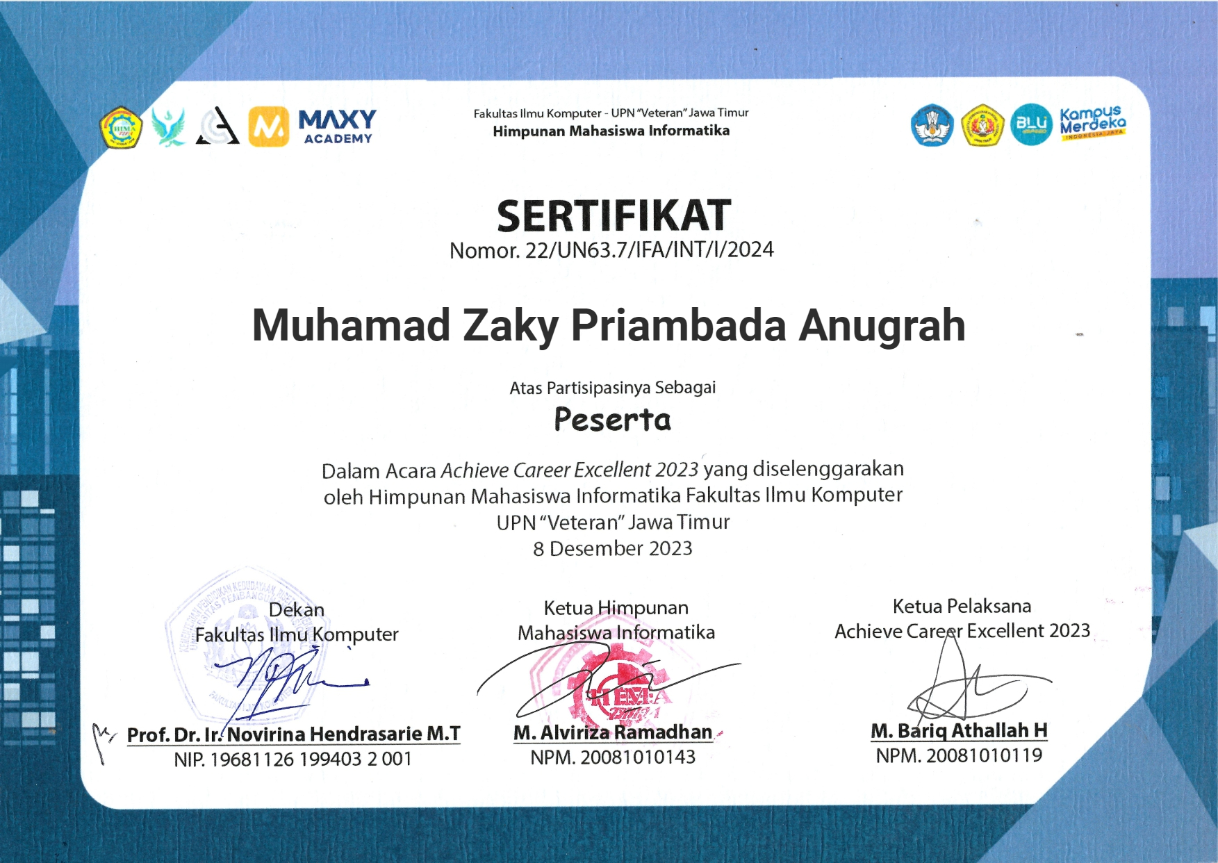 Achieve Career Excellent 2023